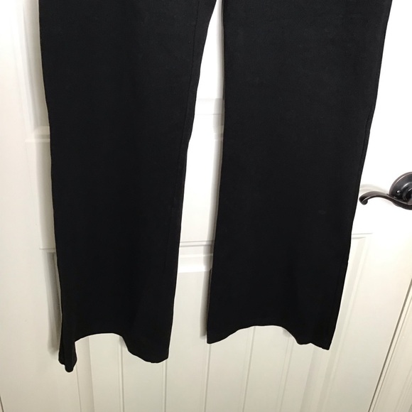 Betabrand Boot Cut Classic Dress Pant Yoga Pant in Black. - Picture 5 of 9